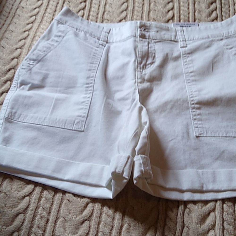 White Bermuda Shorts